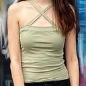 Urban Outfitters Crossed Strap Top